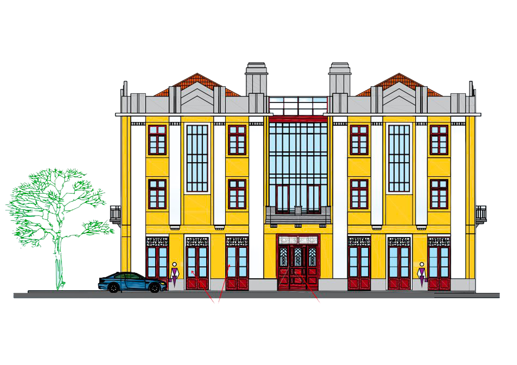 7 Rua Vasco da Gama — Art-Déco façade in Figueira da Foz